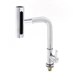 Waterfall Home Hotel Modern Luxury Kitchen Faucets With Pull Out Spout Faucet Kitchen