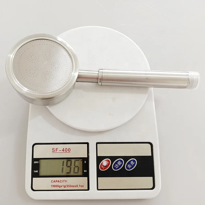 节水流量不锈钢304雨水喷雾喷嘴全金属手持淋浴黑色SUS304手淋浴喷雾喷嘴 - Image 5