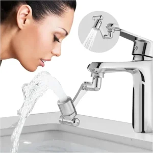 旋转式水龙头延长器 2 模式起泡器 360 °   喷雾附件 通用水槽过滤器 灵活的机械臂