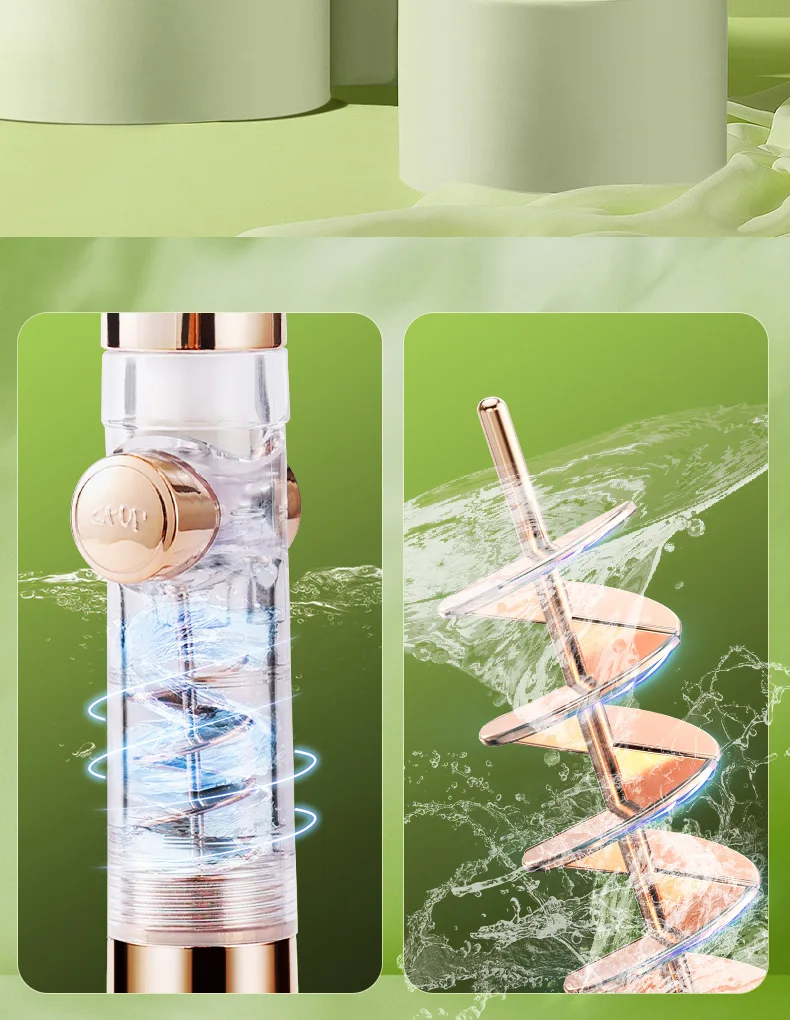 高压透明Abs塑料过滤器手动过滤器淋浴喷头 - Image 4