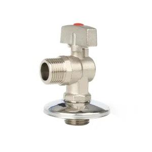 黄铜1/2英寸开槽厨房浴室配件卫生间水槽盆热水器角阀